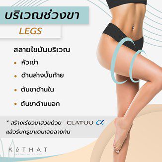 สลายไขมันด้วยความเย็นบริเวณต้นขา (Legs)