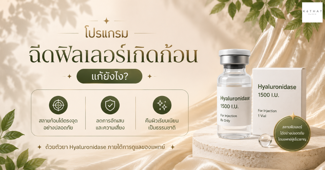 ฉีดฟิลเลอร์เกิดก้อน แก้ยังไง