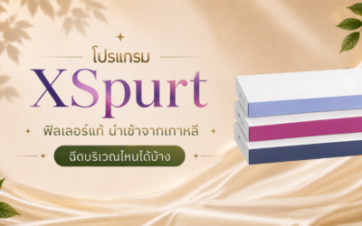 โปรแกรมฟิลเลอร์ XSpurt ฉีดบริเวณไหนได้บ้าง | Kéthat