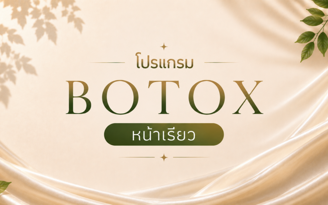 โปรแกรม Botox หน้าเรียว ลดกราม | Kéthat Clinic